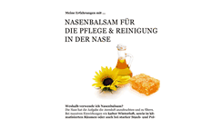 Desktop Screenshot of nasenbalsam.de